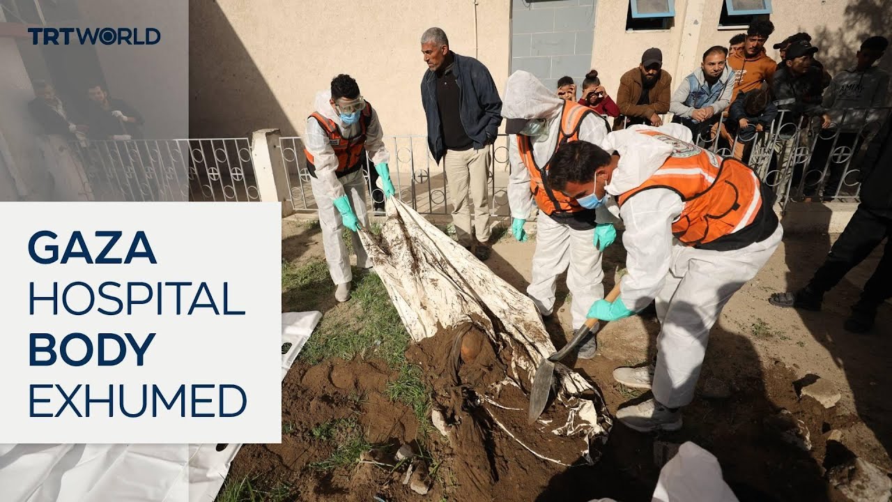 Gaza exhumes war victims amid fragile ceasefire