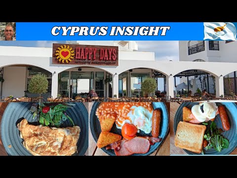 I Discovered one of the BEST Breakfast Spots in Protaras Cyprus - Happy Days