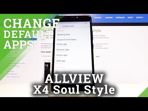 How to Change Default Apps in ALLVIEW X4 Soul Style – Change App Settings