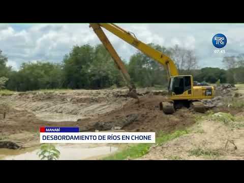 Inundaciones en Chone
