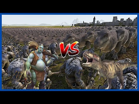 2000 T-Rex vs 4500 Trolls - UEBS 2 Quick Battles
