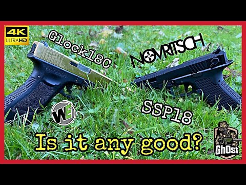 Is it any good? Novritsch SSP18 or WE Glock 18C Review 4K
