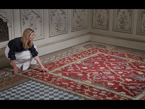 A Royal Treasure from The Court of Emperor Shah Jahan: A Mughal Pashmina Carpet (c.1650)