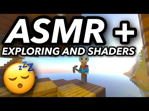 Minecraft ASMR: Explore with Shaders and Relaxing Keyboard Sounds 🎮