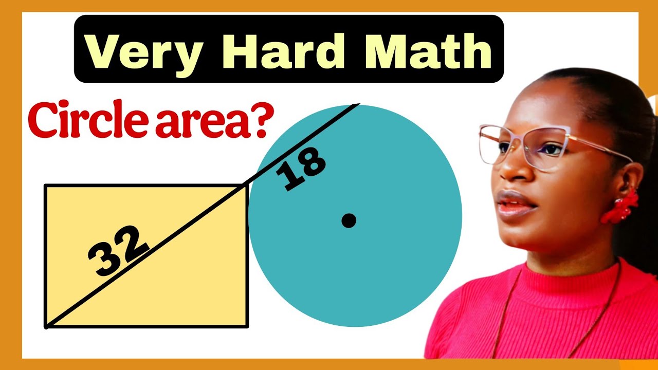A Nice geometry math question| can you find the area of the circle?