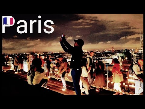 [4K] 🇨🇵 Paris - Rooftop des Galeries Lafayette #paris #france