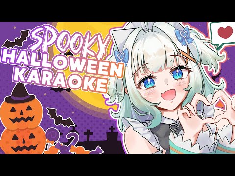【SPOOKY HALLOWEEN KARAOKE】songs to send a shiver up your spine!【Maid Mint Fantôme】