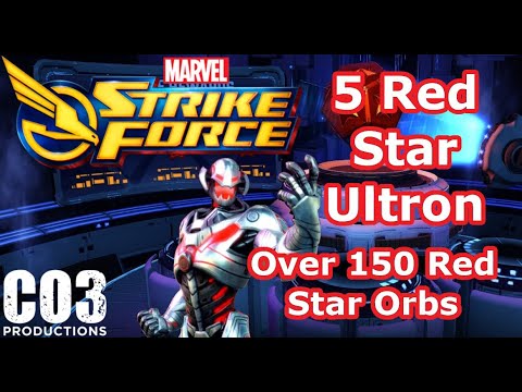 Ultron to 5 Red Star - 150+ Red Star Opening - MSF - Marvel Strike Force