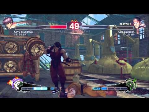 SSF4: Kiryu Tsukimiya (Guy) vs. Cap SawadaX (Ryu)