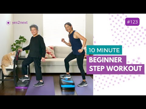 10 Minute Beginner Step Workout | Low Impact, Gentle Exercise