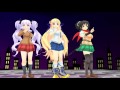 MMD Bakunyu Ondo- Sorou-P Asuka, Katsuragi ...