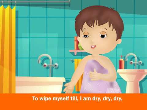 After A Bath | Nursery Rhymes & Songs for Children I Animated I Little Mee Rhymes