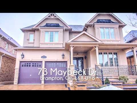 73 Maybeck Dr. Brampton, On. L6X 0Y8 / HD / Virtual Tour
