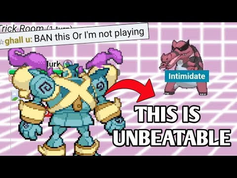 Mega GOLURK IS UNBEATABLE UNDER TRICK ROOM IN LEGENDS ZA