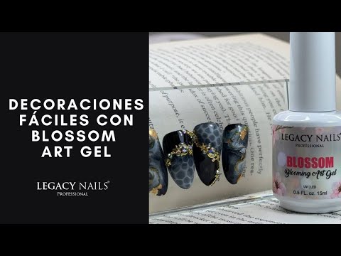 Decoraciones fáciles con Blossom Art Gel | LEGACY NAILS