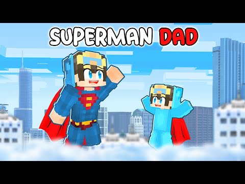 Nico Living with a SUPERMAN DAD in Minecraft! - Parody Story(Cash,Mia,Zoey and ShadyTV)
