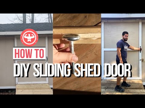 $10 Sliding Shed Door DIY: Easy & Quick with Lowe’s Supplies