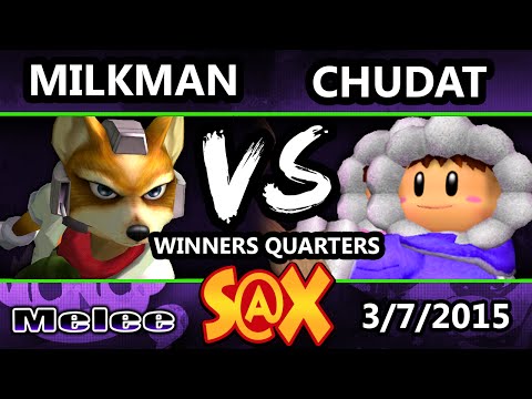 S@X Monthly - Milkman (Fox) vs. MOR | Chudat (Ice Climbers) SSBM Winners Quarters - Melee