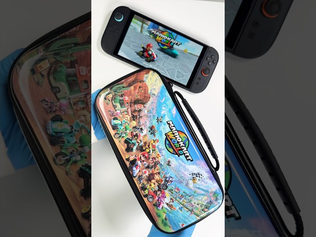 Vídeo relacionado con Estuche Delgado PowerA para Nintendo Switch 2 - Mario Kart World, Licencia Oficial, Estuche Protector, Espacio para 10 Tarjetas de Juego, Protector de Pantalla Acolchado, Soporte Integrado