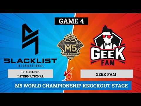 CHAMPIONSHIP ESTES is BACK! Blacklist International vs Geek Fam Game 4 | M5 World Championship