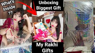 Unboxing My Rakhi Gifts | Biggest Gift Vlog | Presentation matters