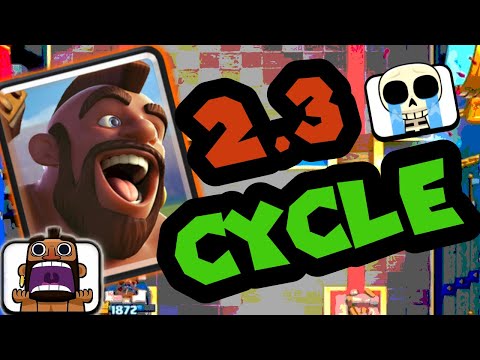 THIS IS A HOG RAIDER 2.6 CYCLE DECK - Clash Royale