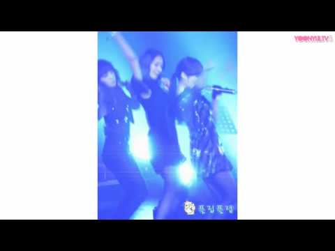 YoonYul 윤율 Fancam Moment #48 - When Yoona is oblivious [100413]