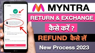 New Process 🟥 Myntra Product Return Kaise Kare | How to return & exchange product in myntra | Myntra