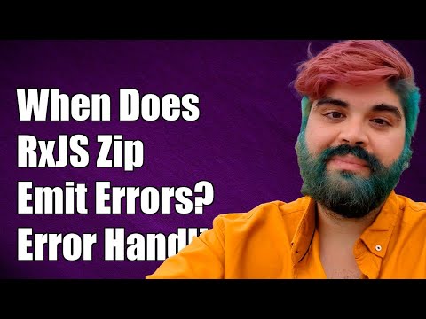 When Does RxJS Zip Operator Emit Errors? Understanding Error Handling