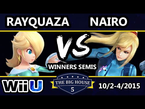 The Big House 5 - Rayquaza07 (Sheik, Rosalina) Vs. Nairo (Zero Suit Samus) - Winners Semis