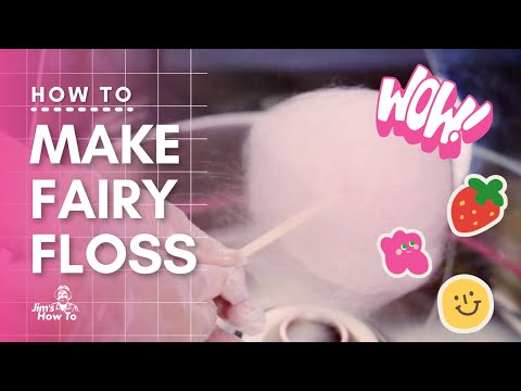 How to make Fairy floss | Candy floss | Cotton candy