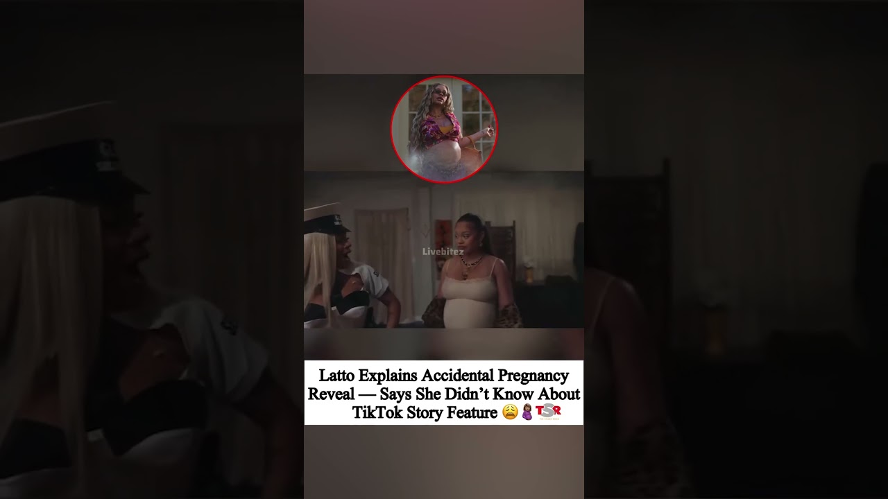 Latto Explains Accidental Pregnancy Reveal! #latto #celebritynews #pregnancy