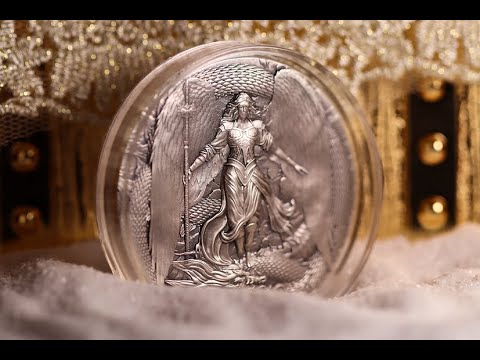 Archangel Michael: Celestial Guardian 2 oz Silver Coin 2000 Fra Cameroon 2024