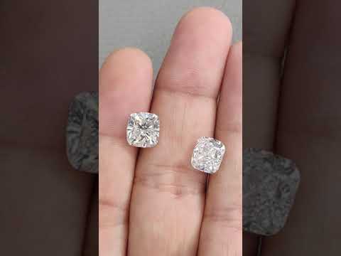 compare between Cushion Brilliant V/S cushion modified diamond
