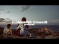 Subhanallah Slowed Down