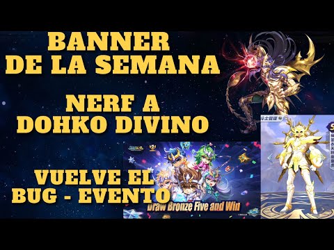 BANNER DE LA SEMANA: MILO DC, NERF A DOHKO DIVINO, VUELVE EL EVENTO BUGGEADO. SSAKOTZ