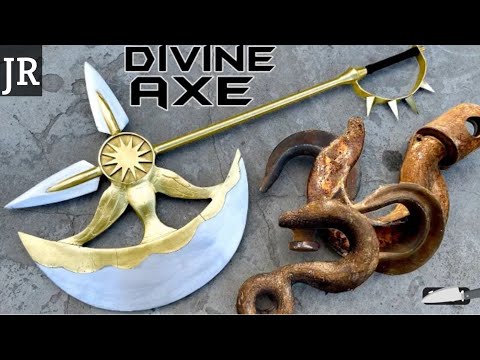 Forgin DIVINE AXE RHITTA Out of Rusted Iron HOoK - The Seven Deadly Sins