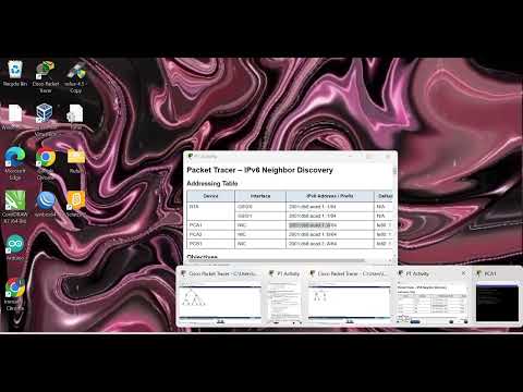 9.3.4 Packet Tracer - IPv6 Neighbor Discovery