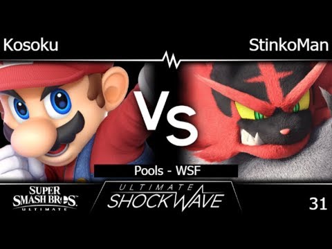 USW 31 - eLH | Kosoku (Mario) vs StinkoMan (Incineroar) Pools - WSF - SSBU