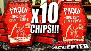Paqui TEN Chip Challenge #onechipchallenge *WORLD'S HOTTEST CHIP* │ Challenge Accepted