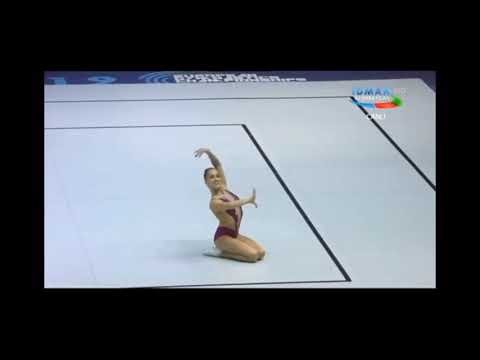 DMITRIEVA Anastasia (RUS)  -  FINAL JUNIORS IW Aerobic Gymnastics European Championship 2019