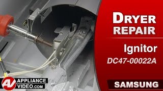 Samsung Dryer Will Not Heat - Igniter Repair and Diagnostic