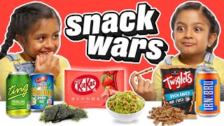 British Twins Try Adult Foods From Around The World | Snack Wars