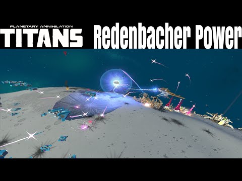 Planetary Annihilation Titans - Redenbacher Power - Multiplayer Gameplay 10 Player FFA