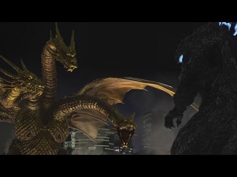 Godzilla ps4: King Ghidorah longplay(hard route)