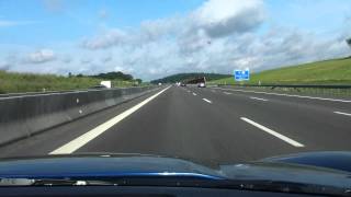 preview picture of video 'Corvette C6 Z06 Autobahn Topspeed 200mph+ 330km/h'