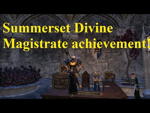 ESO Summerset Achievement! Divine Magistrate!