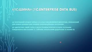 Програмний продукт "1С Шина". Опис. Формат *.pptx