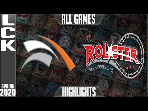 HLE vs KT Highlights ALL GAMES | LCK Spring 2020 W6D3 | Hanwha Life Esports vs KT Rolster