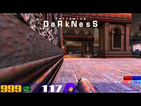 Quake 3 InstaUnlagged: Instaunlagged 1.30 DaRknesS on Nasty CTF1 (Autoshoot hack)